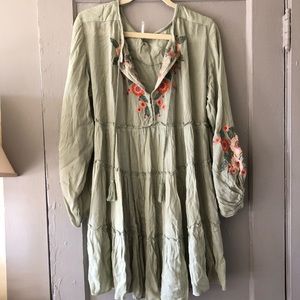 NWOT Free people peasant dress